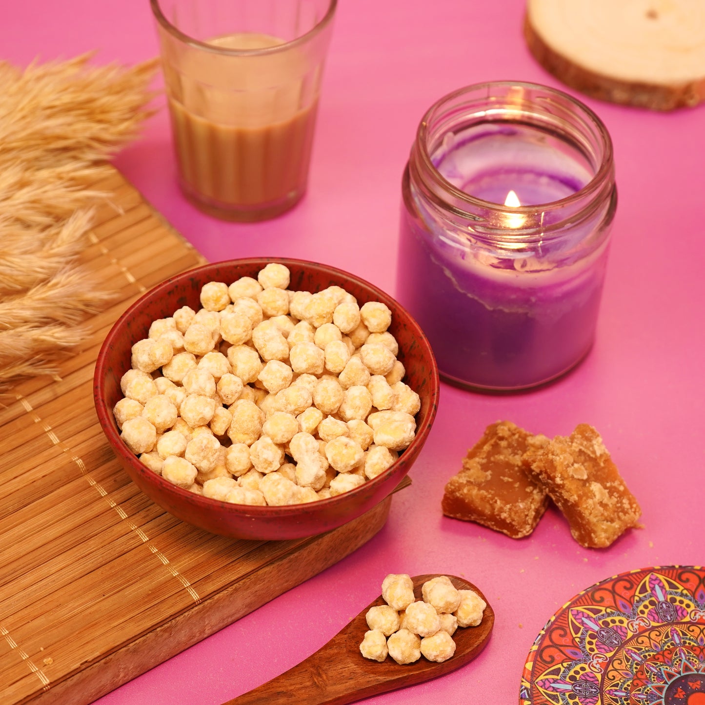 Gur Chana ( Made in South Indian Gur , Rich In Iron ) 600 Gm