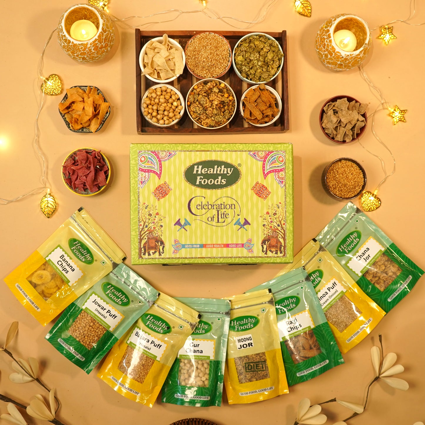 Healthy Munching Box ( 18 Snacks, No Palm Oil, No Preservatives )