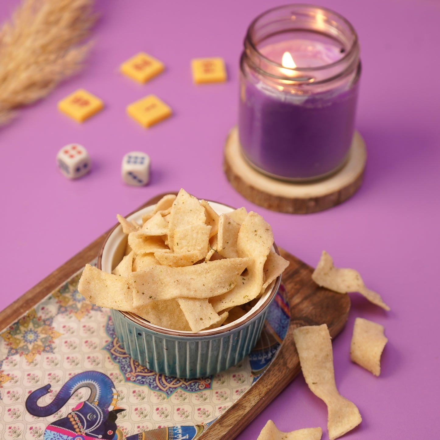 Diet Oats Chips ( No Palm Oil, Good for Diet ) 350 Gm