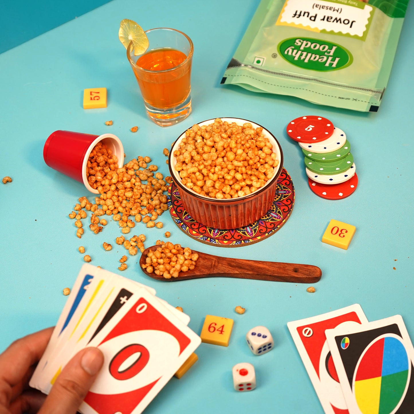 Jowar Puff ( Roasted Not Fried, Good for Diet ) 400 Gm