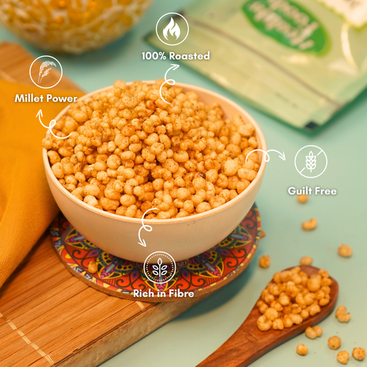 Jowar Puff ( Roasted Not Fried, Good for Diet ) 400 Gm