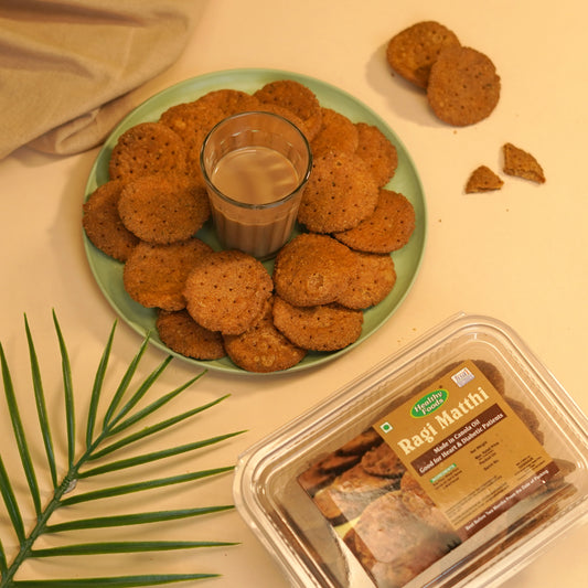 Ragi Millet Matthi (No palm oil , Diabetic Friendly, No Preservatives)