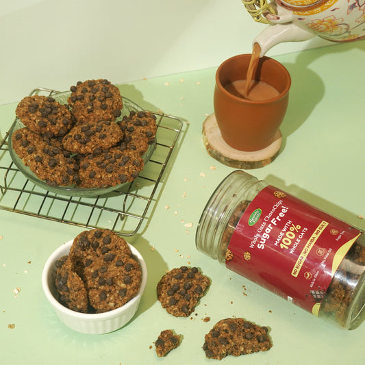 Oats Choco Chips (No Sugar, No Maida, No Oil)
