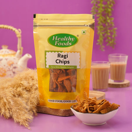 Ragi Chips ( Supports Bone & Digestive Health ) 350 Gm Healthy Foods