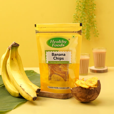 Healthy Banana Chips ( Made from Coconut Oil ) 350Gm Healthy Foods