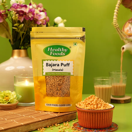 Bajra Puff ( Roasted Not Fried , Good for Diet ) 400 Gm Healthy Foods