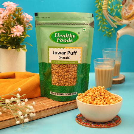 Jowar Puff ( Roasted Not Fried, Good for Diet ) 400 Gm Healthy Foods