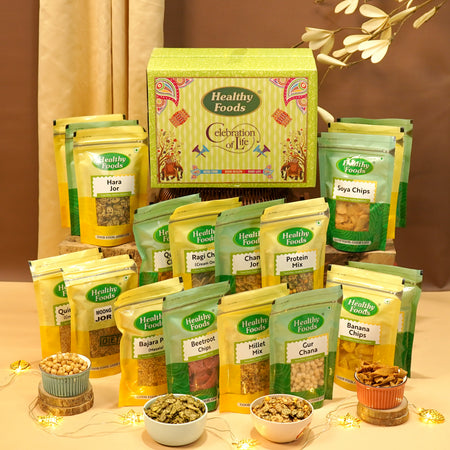 18 Assorted Healthy Munching Box (No Palm Oil, No Preservatives ) Healthy Foods
