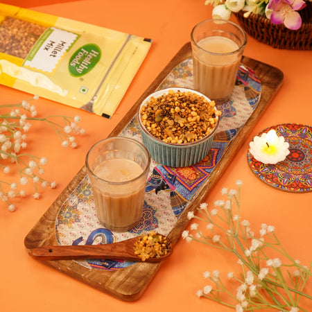 Millet Mix ( Roasted Not Fried, High in  dietary Fiber ) 400 Gm Healthy Foods
