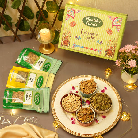 6 Assorted High Protein Namkeen Box ( No Palm Oil ) Healthy Foods