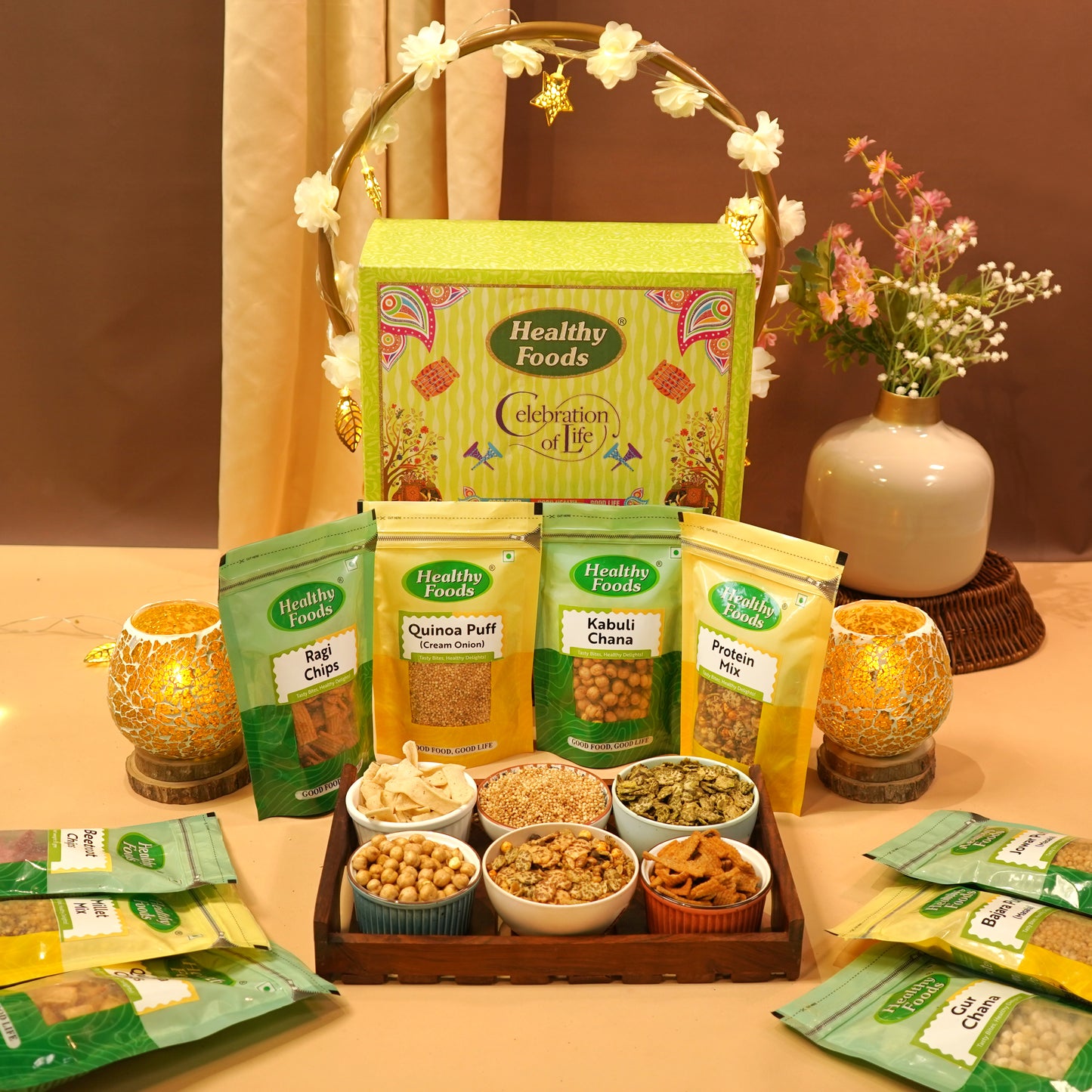 Healthy Munching Box ( 18 Snacks, No Palm Oil, No Preservatives )