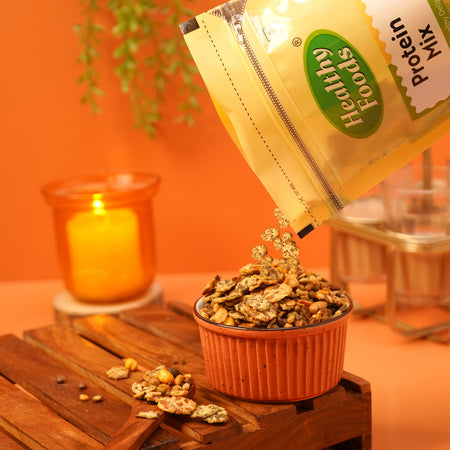 Protein Mix ( High Protein, Perfect Gym Snack ) 500 Gm Healthy Foods