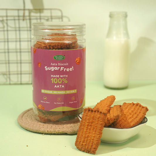 Aata Biscuit (No Sugar, No Maida, No Oil)