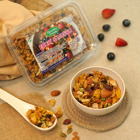 Fruit & Muesli Healthy Foods