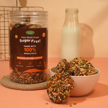 Oats Multigrain Biscuit (No Sugar, No Maida, No Oil) Healthy Foods