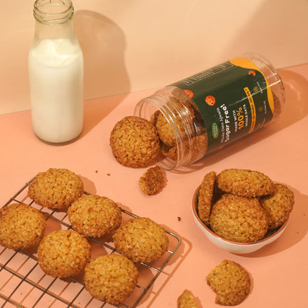 Oats Ajwain Biscuit (No Sugar, No Maida, No Oil) Healthy Foods
