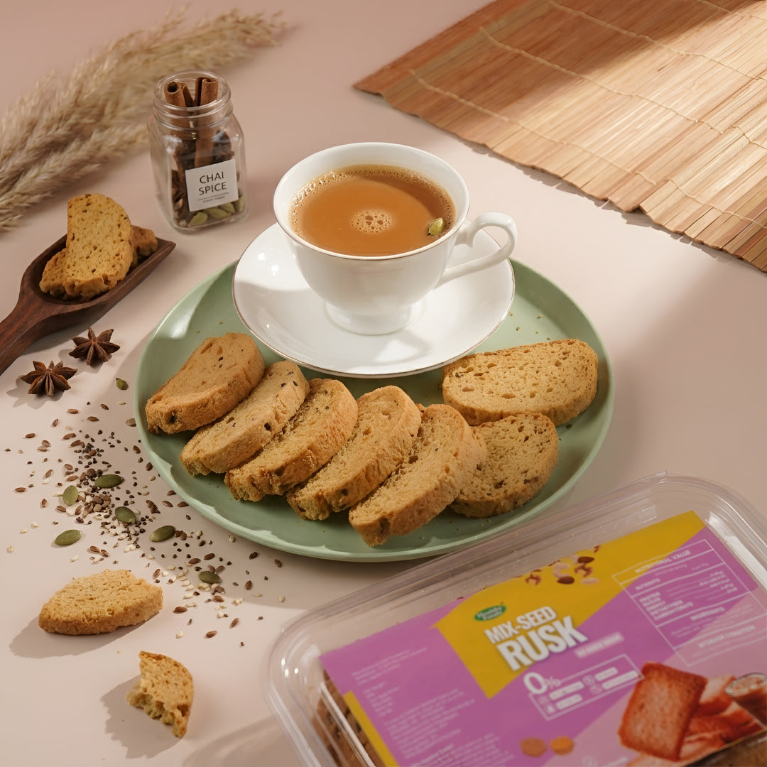 Mix Seeds Rusk ( No Added Sugar , No Maida , No Palm Oil)