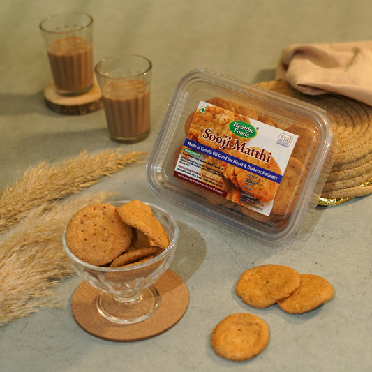 Sooji Matthi 500 Gms ( no palm Oil , No Sugar )