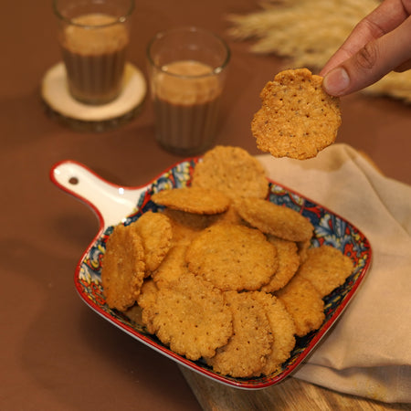 Whole Wheat Matthi  ( No Palm Oil , No Sugar, No preservatives ) Healthy Foods